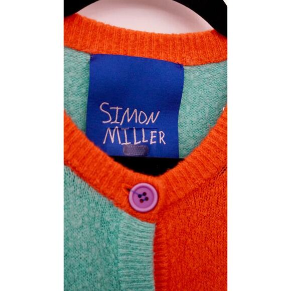 SIMONMILLER Didi Colorblock Cardigan Sz S - Picture 5 of 8